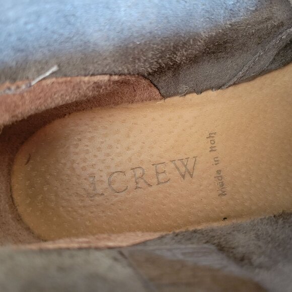 J‎ Crew Brown Suede Leather Ankle Chukka Boots 8 Lace Up Fall Autumn Retro main image 7